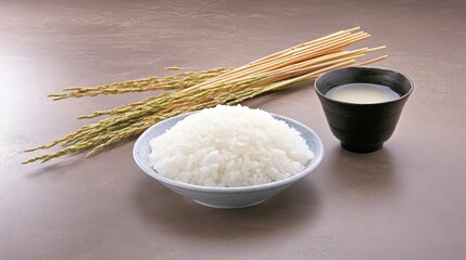 Affordable rice meal served on a traditional ceramic plate,