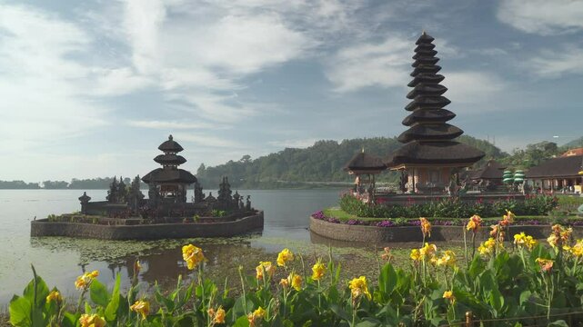 Pura Ulun Danu Beratan (Pura Bratan) in Bali, Indonesia