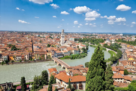 Blick auf Verona