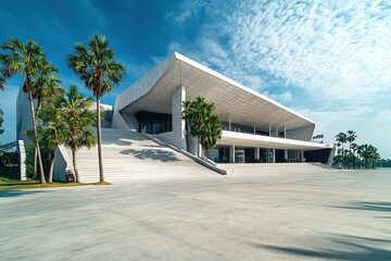 Naklejka premium A modern and elegant architectural