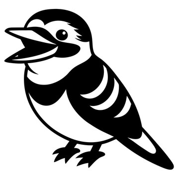 recommend clip art: laughing kookaburra  on white