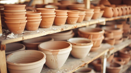Stoneware: A robust ceramic made from a blend of clays and high-fired, stoneware is renowned for its strength and chip resistance, perfect for cookware.
