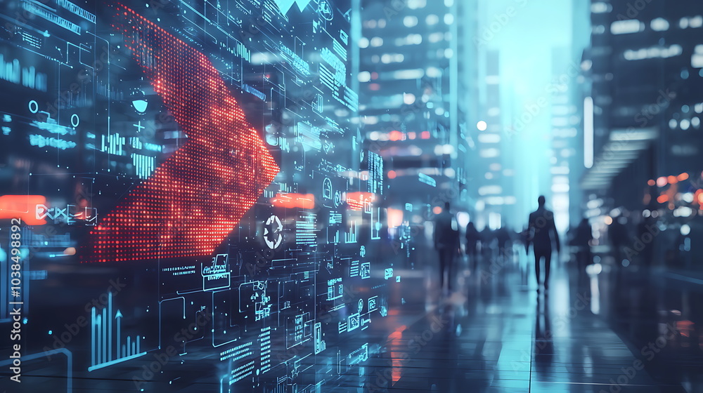 Aufkleber exploring the fusion of modern cityscapes and digital elements a visual journey through urban life a