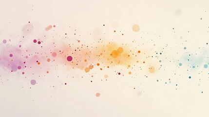 Subtle pastel hues with scattered dots for a gentle minimalist touch