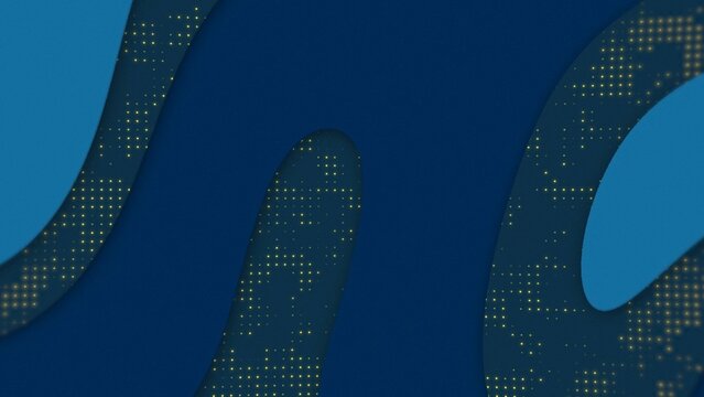 Flowing LEDs Animated Blobs Background