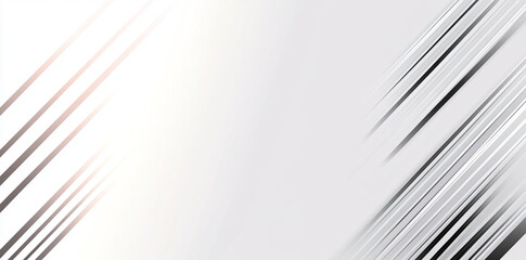 Abstract white background with diagonal stripes creates modern and sleek design. interplay of light and shadow adds depth, making it suitable for various creative projects