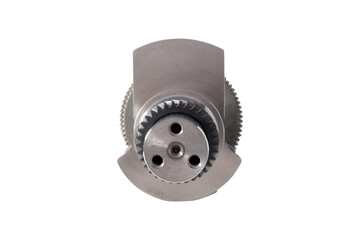 Engine Crankshaft on a white background
