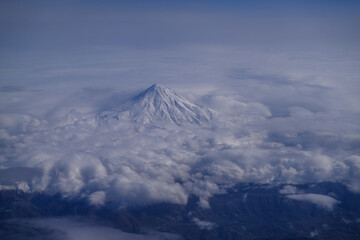 Damavand volcano, Iran. The highest volcano in Eurasia and highest peak ov Iran.