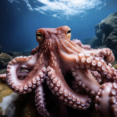 octopus in the sea