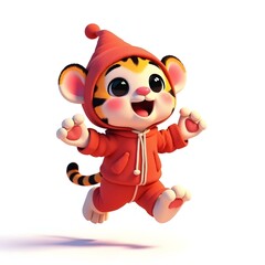 Little Tiger in Red Hood.