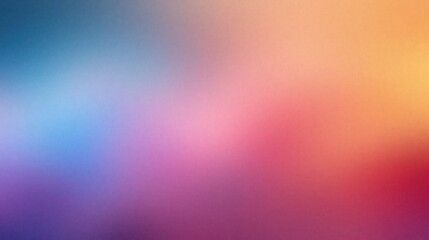 Obraz premium Abstract blurred background with blue, pink, and orange gradient.