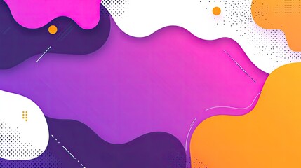 Modern Abstract Flat Design Background 