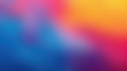 Obraz premium Abstract blurred background with vibrant colors of blue, purple, pink, red, and yellow.