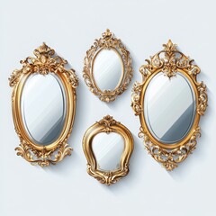 Vintage Ornate Mirrors and Frames Collection