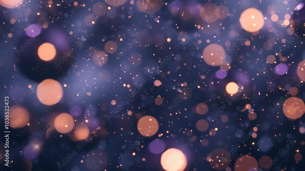 Aufkleber abstract background with a deep blue, purple, and pink color scheme featuring a multitude of scatter