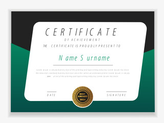 Creative Certificate template Design A4 Size