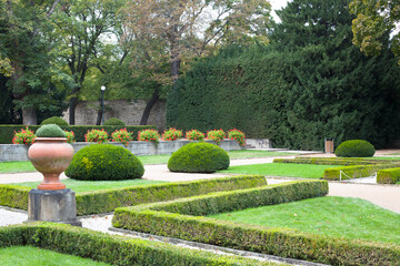 Italian-Style Garden Near Castle Prague