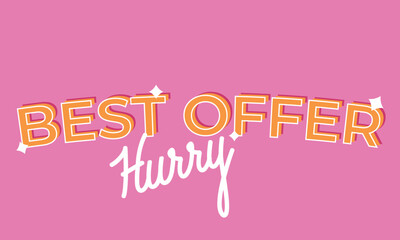 Sign of sale, discounts, winter, Christmas, holidays for all years, best offer, hurry. For sale vector sign, limited time. Vector isolated sign.