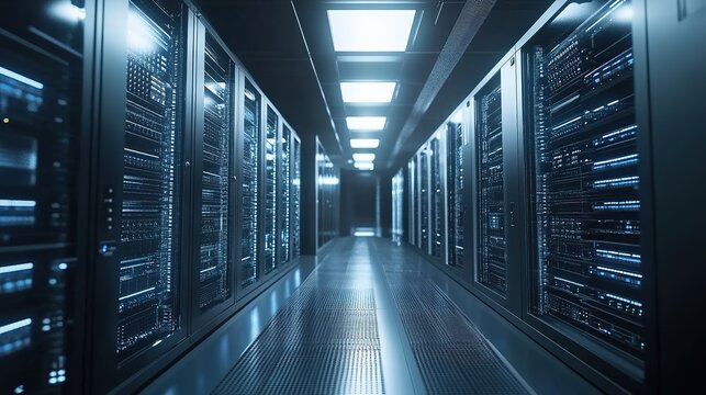 Automated disaster recovery processes running on advanced software.