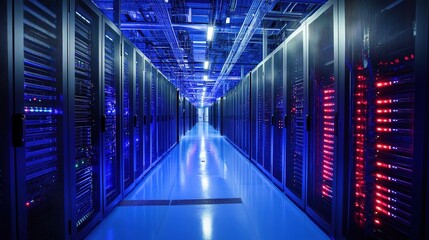 Obraz premium Backup servers and cloud solutions tailored for small businesses.