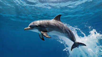 Dolphin Banner Template