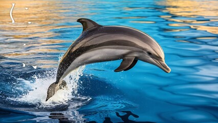 Obraz premium Dolphin Banner Template