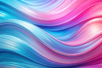Obraz premium Pastel pink and blue wavy background ideal for creative design, digital art, wallpapers, and graphic projects, adding a soft and artistic touch to your work.