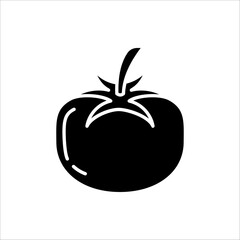 Tomato vegetable icon. Vector illustration for mobile concept and web design. Symbol, logo illustration. Vector graphics