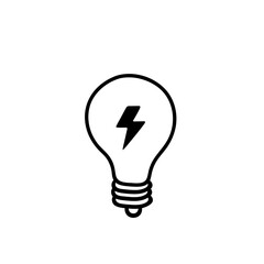 Fototapeta premium light bulb icon