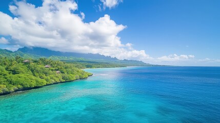 Breathtaking tropical island paradise