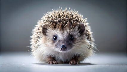 Obraz premium Hedgehog enjoying a gentle touch