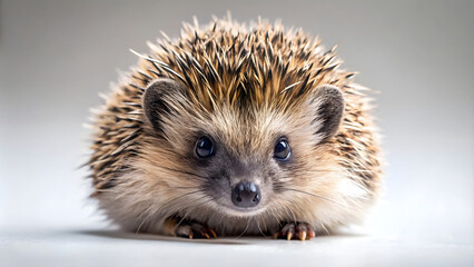 Obraz premium Hedgehog enjoying a gentle touch