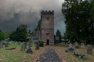 St Michaels and All Angels Church in Llantarnam, Cwmbran, Wales