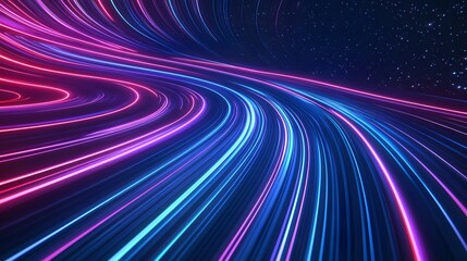 Abstract Light Trails