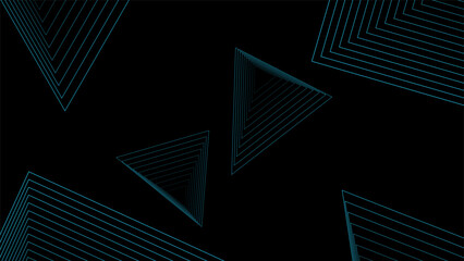 a geometric background vector of black squares with blue.