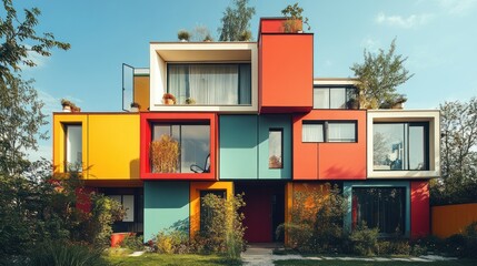 Modern Colorful House