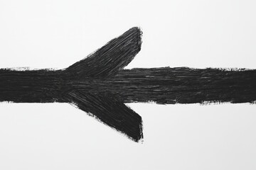 abstract black and white arrow illustration