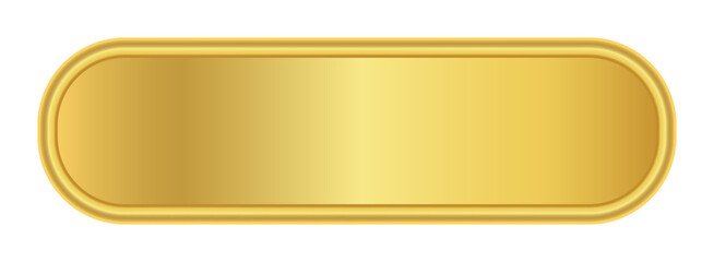 gold label banner, luxury golden frame, gold name plate
