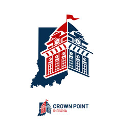 Obraz premium Capital city building tower, Missouri building capital point. Business finance logo for traders working in USA and other parts of the world.