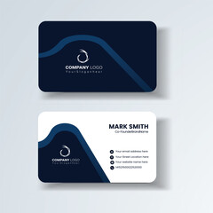 Business card design template, Clean professional business card template, visiting card, business card template.