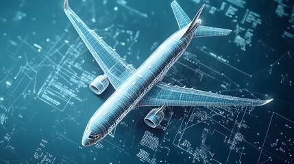 Airplane Wireframe Design
