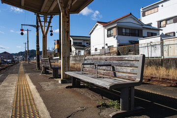 日本の田舎の駅