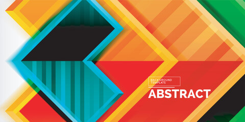 Arrow geometric abstract vector background. Vector Illustration For Wallpaper, Banner, Background, Card, Book Illustration, landing page