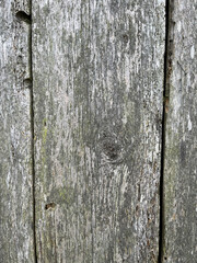 Closeup of grey, weathered wood
