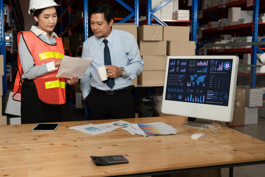 Business data dashboard provide business intelligence analytic for marketing strategy planning snugly with big data set to analyze customer demands and foreseeing business future