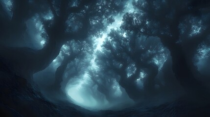 Mysterious Forest Path