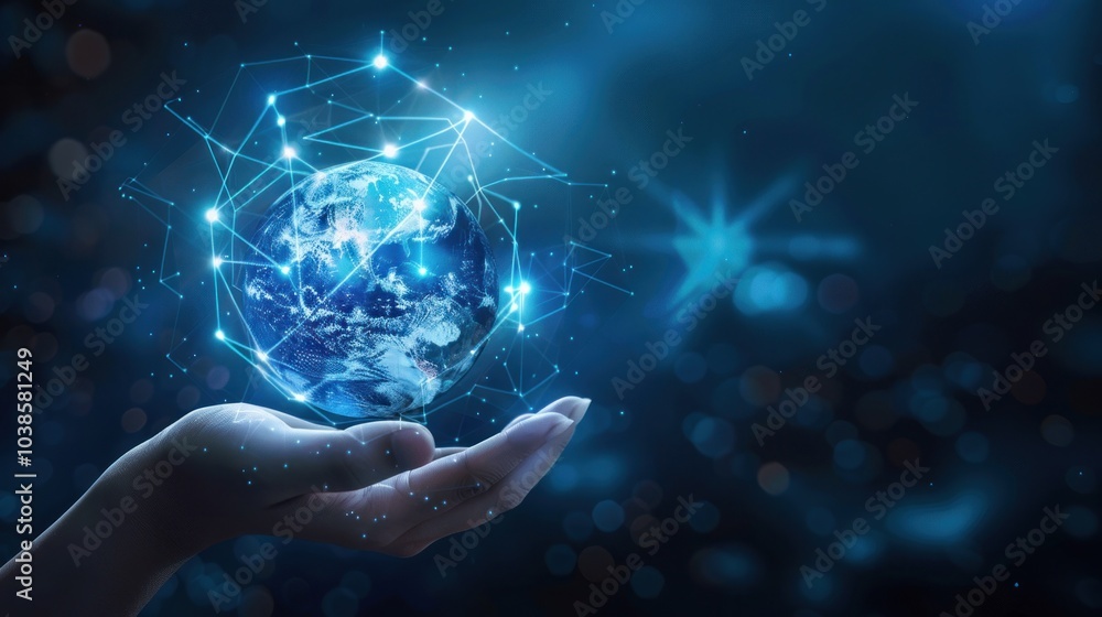 Poster global network connection