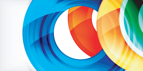 Fototapeta premium Circles, round elements, ring shapes premium background. Vector Illustration For Wallpaper, Banner, Background, Card, Book Illustration, landing page