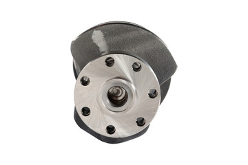 Engine Crankshaft on a white background