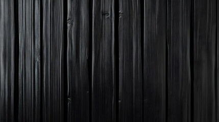 Black Wooden Wall with Vertical Lines Texture